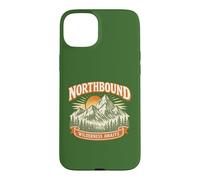 Northbound Wilderness Awaits Vintage Mountain Adventure Case for iPhone 15 Plus