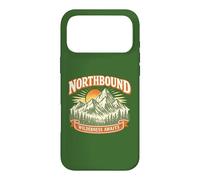 Northbound Wilderness Awaits Vintage Mountain Adventure Case for iPhone 17 Pro Max
