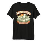 Northbound Wilderness Awaits Vintage Mountain Adventure Premium T-Shirt
