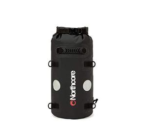Northcore Surfing and Watersports Accessories - Dry Bag 20L 20 Litre Capacity Back Pack - Black - Waterproof Sprayproof