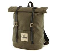 Northcore Surfing and Watersports Accessories - Waxed Canvas Back Pack Rucksack Bag - Olive Green - Breathable