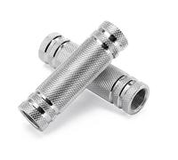 Northdeer Knurled Steel Handles Pair w/Female Threads for Northdeer Dumbbells - Chrome Dumbbell Bars Accessories