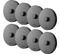 Northdeer Weight Plates for Steel Dumbbells V2.0 - Disc Set 8 Pieces 1.25kg (Black)