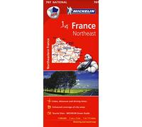 Northeastern France - Michelin National Map 707: Map