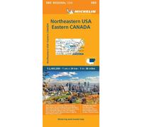 Northeastern USA, Eastern Canada - Michelin Regional Map 583