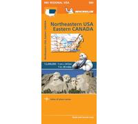 Northeastern USA, Eastern Canada - Michelin Regional Map 583 : Map