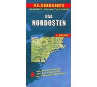 Northeastern USA Map (Hildebrand's USA maps)