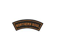 Northerm Soul Northern Curve Patch Badge Embroidered Iron on Applique Souvenir Accessory