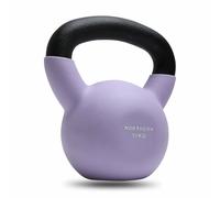 NORTHERN Soft Lavender Neoprene Coated Cast Iron Kettlebell, 4kg-12kg Strength Training Weight, Flat Base, Durable Non-Slip Grip Kettle Bells for Fitness, Cross Training, & Conditioning (12kg)