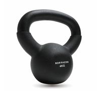 Northern 4kg Neoprene Cast Iron Kettlebell - Black