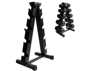 NORTHERN A-Frame Dumbbell Rack Storage Stand, Heavy Duty Steel Weight Holder for Home Gym, Space-Saving Tree Rack Organizer for Dumbbells, Strength Training & Workout Equipment Storage