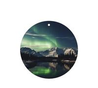 Northern Aurora Night Car Air Fresheners Cards 4 Pcs Long Lasting Car Fresheners Gifts for Men Women Auto Aromatherapy Tablets Hanging Scented Card Rearview Mirror Pendant - Lavender Scent