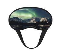 Northern Aurora Night Sleep Mask for Men Women Blackout Eye Masks for Sleep, Relaxing Zero Pressure Night Blindfold Soft Breathable Eye Cover for Travel, Night Work, Nap, Office