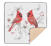 Northern Birds Cute Foldable Baby Playmat for Indoor Outdoor Washable Padded Baby Mat for Babies Infants Toddlers, 50'' x 50''