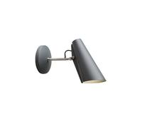 Northern - Birdy Wall Lamp Short Arm, Grey/Metallic - Grey
