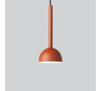 Northern Blush LED pendant light, 1-bulb, rust