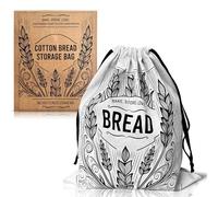 Northern Breadworks Large Organic 100% Cotton Bread Bag | No Plastic | Reusable Washable | 41x33 cm | Eco Bread Bags for Homemade Bread (One Bread Bag)