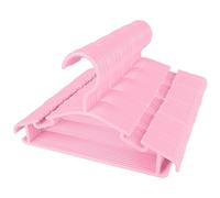 NORTHERN BROTHERS Baby Hangers 80Pcs Baby Coat Hangers for Clothes Plastic Small Toddler Infant Children Tubular Hanger Pink