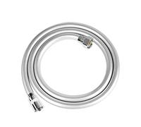 NORTHERN BROTHERS PVC Smooth Shower Hose 1.5m(59'') -Shower Hoses with Chrome, Universal Anti-Kink and Leak-Proof (1.5M), Chrome,Silver