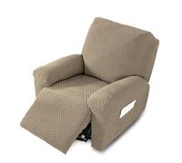 NORTHERN BROTHERS Recliner Chair Covers, Lazy Boy Recliner Covers, Recliner Cover, Cover for Recliner Chair, Recliner Covers That Stay in Place, Reclining Chair Cover, Khaki