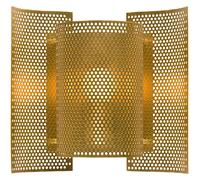 Northern - Butterfly Wall Lamp Perforated, Brushed Brass - Brushed Brass