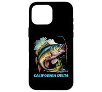 Northern California Delta CA Fishing Trip Fisher Flyfishing Case for iPhone 16 Pro Max