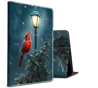 Northern Cardinal Bird Pattern for iPad Air 5th/Air 4th Generation Case 2022/2020 10.9 Inch/iPad Pro 11" 2022/2021/2020/2025 BEOTIWAD PU Leather Shockproof Protective Cover with Auto Sleep/Wake