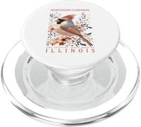 Northern Cardinal Illinois State Bird Art PopSockets PopGrip for MagSafe