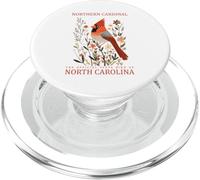 Northern Cardinal North Carolina State Bird PopSockets PopGrip for MagSafe