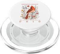 Northern Cardinal Official State Bird Art PopSockets PopGrip for MagSafe