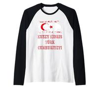 Northern Cyprian Enthusiasts for Turkish of Northern Cyprus Raglan Baseball Tee