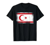 Northern Cypriot Flag Northern Cyprus Value Graphic T-Shirt, Men, Black, S