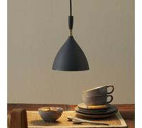 Northern Dark grey hanging light Dokka, made of steel