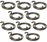 Northern DIY Door Handle Springs Replacement, 28mm diameter, 2.5mm thick, 1.1mm gauge, 2 and 1/2 turns with Black Coating (Pack of 10)