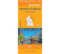 Northern England - Michelin Regional Map 502: Map (Maps/Regional Michelin, 502)