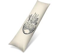 Northern Europe Cushion Covers 24x72in Pillow Cases Simplicity Pillowcase Waterproof Velvet Decorative Pillows with Double Sided Printing and Smooth Invisible Zipper for Sofa Room Decor, Model1889