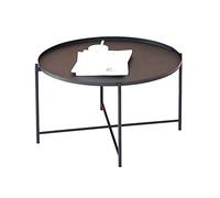 Northern Europe Metal Coffee Table,Modern Simple Coffee Table Anti-Rust Snack Table,Round Creative Living Room Side Table