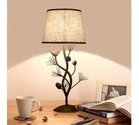 Northern Europe Retro Wrought Iron Floor Lamp American Rural Desk Lamp Creativity Bedroom Bedside Lamp Sofa Decorative Light Bar Table Light,for living room