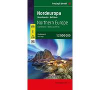 Northern Europe - Scandinavia, Baltic countries road map by ... - 9783707921892