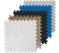 NORTHERN Foam Exercise Mats, Large Gym Flooring Mat, Interlocking Puzzle EVA Floor Tiles, Non-Slip Rubber Soft Cushion Floor Protector Home Workout Mat, Yoga, Fitness Training Equipment - 60cm x 60cm