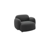 Northern Gem Armchair with Armrests Brusvik Dark Grey