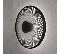 Northern Glint LED wall light, black