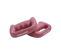 NORTHERN Hand Dumbbells Pair, Dusk Pink D-Shaped Boxing Exercise Weights 0.5kg-4kg, Home Gym Strength Training Weights for Fitness, Aerobics, Yoga & Toning
