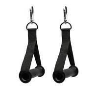 NORTHERN Handle Straps Gym Cable Attachments Pair, Resistance Bands Handle, Gym Handles For Fitness Workout Bands, Crossover Tricep Bicep Exercise, Strength Training with 2 Heavy Duty Carabiner Hooks