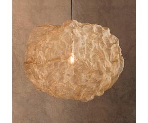 Northern Heat hanging light, brass, Ø 95 cm