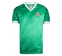 Score Draw Northern Ireland 1986 Shirt Green Medium Polycotton
