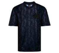 Northern Ireland 1990 Out Shirt Black Large Polycotton