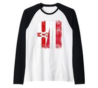Northern Ireland Austria Flag | Ulster Austrian Roots Raglan Baseball Tee