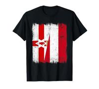 Northern Ireland Austria Flag | Ulster Austrian Roots T-Shirt