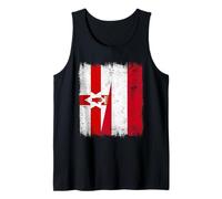 Northern Ireland Austria Flag | Ulster Austrian Roots Tank Top